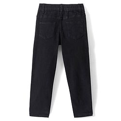 Pine Kids Cotton Rich Stretchable Jeans with Back Elastication - Black