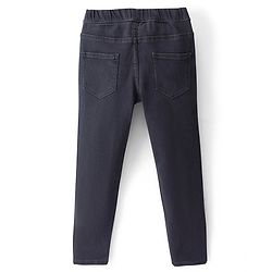 Pine Kids Denim Washed Full Length  Jeggings - Grey