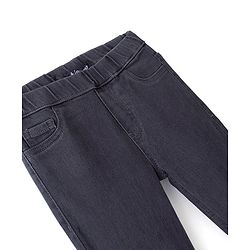 Pine Kids Denim Washed Full Length  Jeggings - Grey