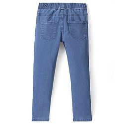 Pine Kids Cotton Full Length Jeggings Mid - Blue