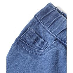 Pine Kids Cotton Full Length Jeggings Mid - Blue
