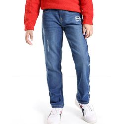 Pine Kids Full Length Jeans Inside Elasticated- Mid Blue