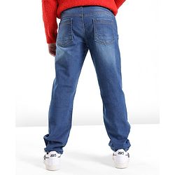 Pine Kids Full Length Jeans Inside Elasticated- Mid Blue