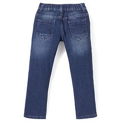 Pine Kids Full Length Jeans Back Elasticated- Dark Blue