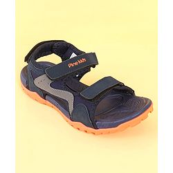 Pine Kids Sandals With Triple Closure - Grey
