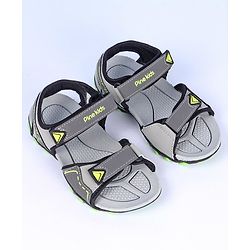 Pine Kids Velcro Closure Sandals - Grey Green