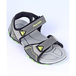 Pine Kids Velcro Closure Sandals - Grey Green