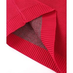 Pine Kids Full Sleeves Sweater With Champion Print - Red