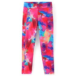 Pine Active High Stretch Full Length Leggings Abstract Print - Multicolor