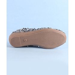 Pine Kids  Slip On Ballerina with Sequins Detailing -Silver