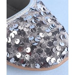 Pine Kids  Slip On Ballerina with Sequins Detailing -Silver