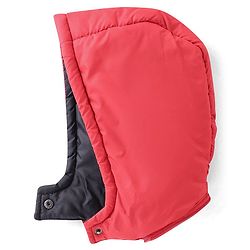 Pine Kids Full Sleeves Solid Color Medium Winter Hooded Jacket - Red