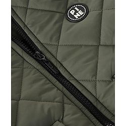Pine Kids Full Sleeves Quilted Medium Winter Jacket -Olive
