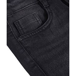 Pine Kids Full Length Cargo fit Washed Denim - Black