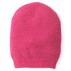 Pine Kids Woollen Cap Self Solid Colour Pink - Diameter 14.5 cm