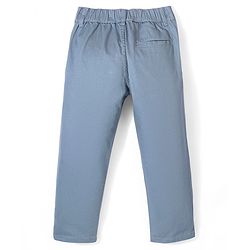 Pine Kids Cotton Elastane Woven Full Length Trousers - Light Blue