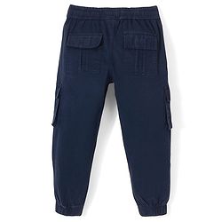Pine Kids Full Length Elasticated Waist Jogger - Navy Blue
