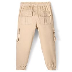 Pine Kids Full Length Elasticated Waist Jogger Fit Trouser- Beige