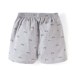 Pine Kids 100% Cotton Woven Boxers With Chitah & Cycle Print Pack Of 2 (Colour May Vary)