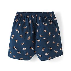 Pine Kids 100% Cotton Woven Boxers With Chitah & Cycle Print Pack Of 2 (Colour May Vary)