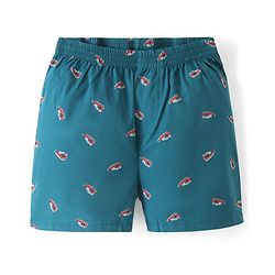 Pine Kids Cotton Woven Inner Wear & Thermals Boxers With Shoe & Football Print Pack Of 2 (Colour May Vary)