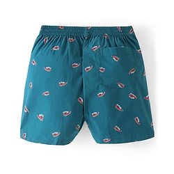 Pine Kids Cotton Woven Inner Wear & Thermals Boxers With Shoe & Football Print Pack Of 2 (Colour May Vary)