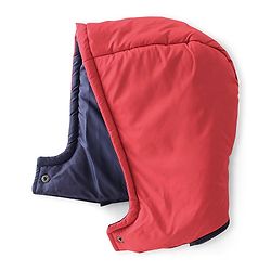 Pine Kids Woven Full Sleeves Medium Winter Hooded Jacket With Text Print - Red