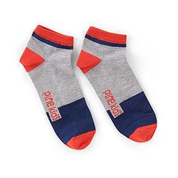 Pine Kids Spandex Ankle Length Stripes Design Socks Pack of 3 - Multicolour