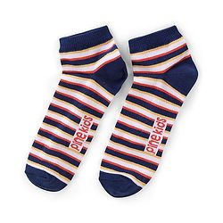 Pine Kids Spandex Ankle Length Stripes Design Socks Pack of 3 - Multicolour