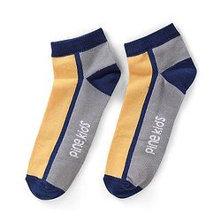 Pine Kids Spandex Ankle Length Design Socks Pack of 3 - Multicolour
