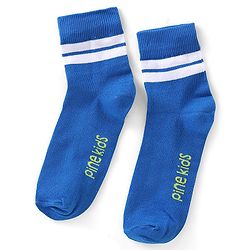 Pine Kids Spandex Ankle Length Design Socks Pack of 3 - Multicolour