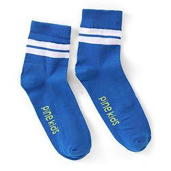 Pine Kids Spandex Ankle Length Design Socks Pack of 3 - Multicolour