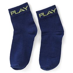 Pine Kids Spandex Ankle Length Stripes Design Socks Pack of 3 - Multicolour