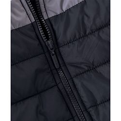 Pine Kids Full Sleeves Cut and Sew Medium Winter Hooded Jacket - Navy Blue