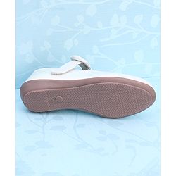 Pine Kids Ballerina with Bow Applique & Velcro Closure - Pink
