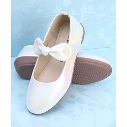 Pine Kids Ballerina with Bow Applique & Velcro Closure - Pink
