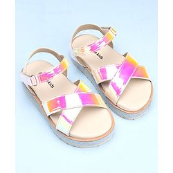 Pine Kids Velcro Closure Sandals - Pink