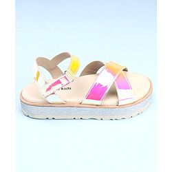 Pine Kids Velcro Closure Sandals - Pink