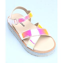 Pine Kids Velcro Closure Sandals - Pink