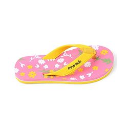 Pine Kids Slip On Flip Flop Floral Print - Pink