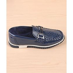 Pine Kds Slip On Style Formal Shoes - Blue