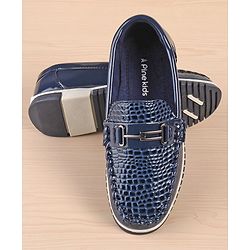 Pine Kds Slip On Style Formal Shoes - Blue