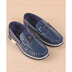 Pine Kds Slip On Style Formal Shoes - Blue
