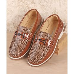 Pine Kds Slip On Style Formal Shoes - Blue
