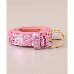 Pine Kids Belt Free Size Shimmered - Pink