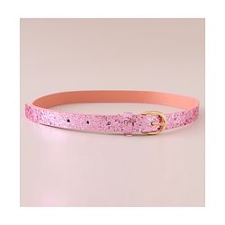 Pine Kids Belt Free Size Shimmered - Pink