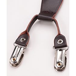 Pine Kids Free Size Solid Colour Suspender - Navy Blue