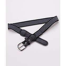 Pine Kids Belt with Stripes Theme Free Size - Black