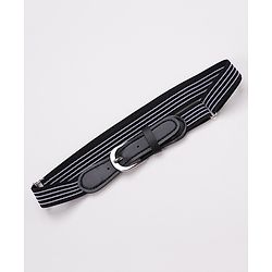 Pine Kids Belt with Stripes Theme Free Size - Black