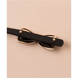 Pine Kids Belt Free Size with Bow Applique- Black
